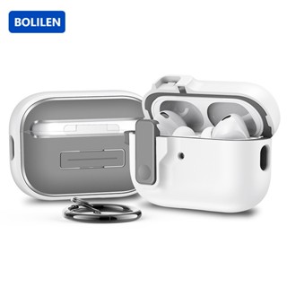 Ốp bảo vệ đôi Tương thích cho AirPods Pro 2 Series (USB-C) và AirPods 4 mới, Khóa an toàn từ tính, Vỏ bảo vệ vỏ mềm cứng chống sốc toàn thân có móc khóa