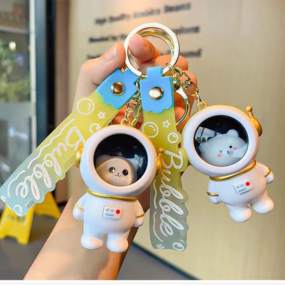 Móc Khóa Hình Ngôi Sao Hoạt Hình Có Đèn led Dễ Thương