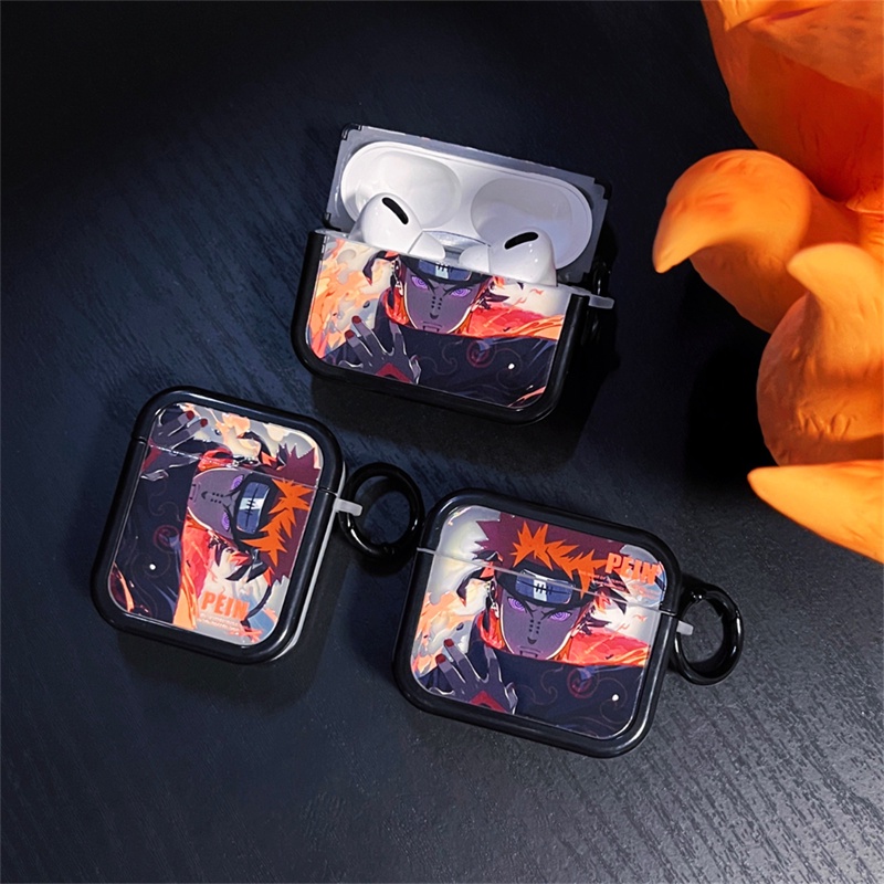 Vỏ Bảo Vệ Hộp Sạc Tai Nghe airpods pro 2 / airpods pro / airpods 3 / 2 / 1 Hình naruto itachi pein Raya Có Móc Treo Tiện Dụng