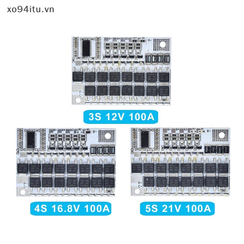 Bảng Mạch Cân Bằng li-ion lmo Tự Nhiên 3s / 4s / 5s bms 12v 16.8v 21v 3.7v 100a
