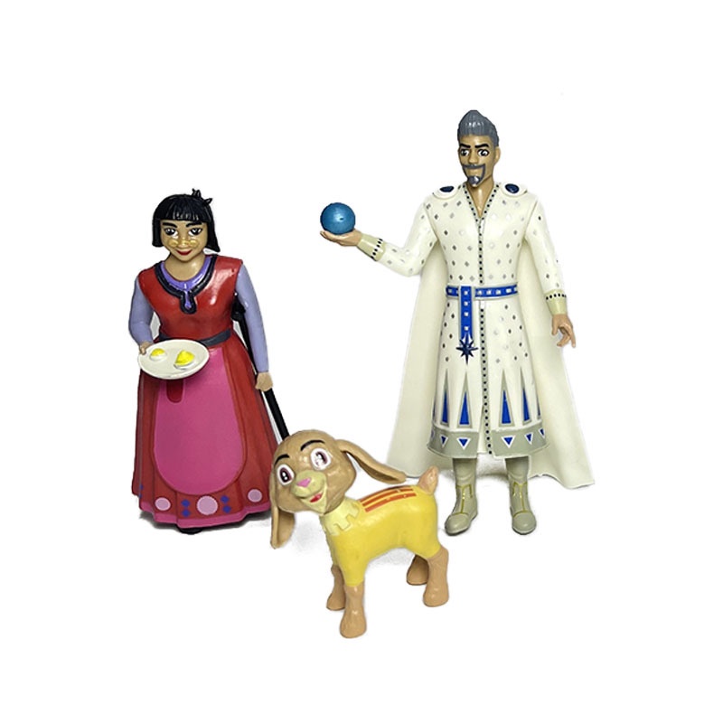 Ere1 Bộ 6 Mô Hình Búp Bê amaya Phim Hoạt Hình disney the wish action Làm Quà Tặng Cho Bé