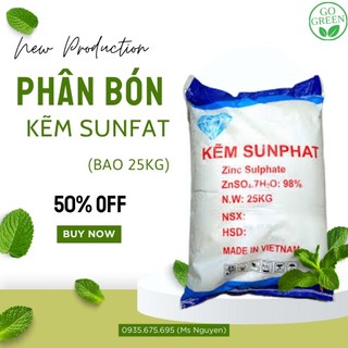 Phân bón bổ sung kẽm cho cây trồng