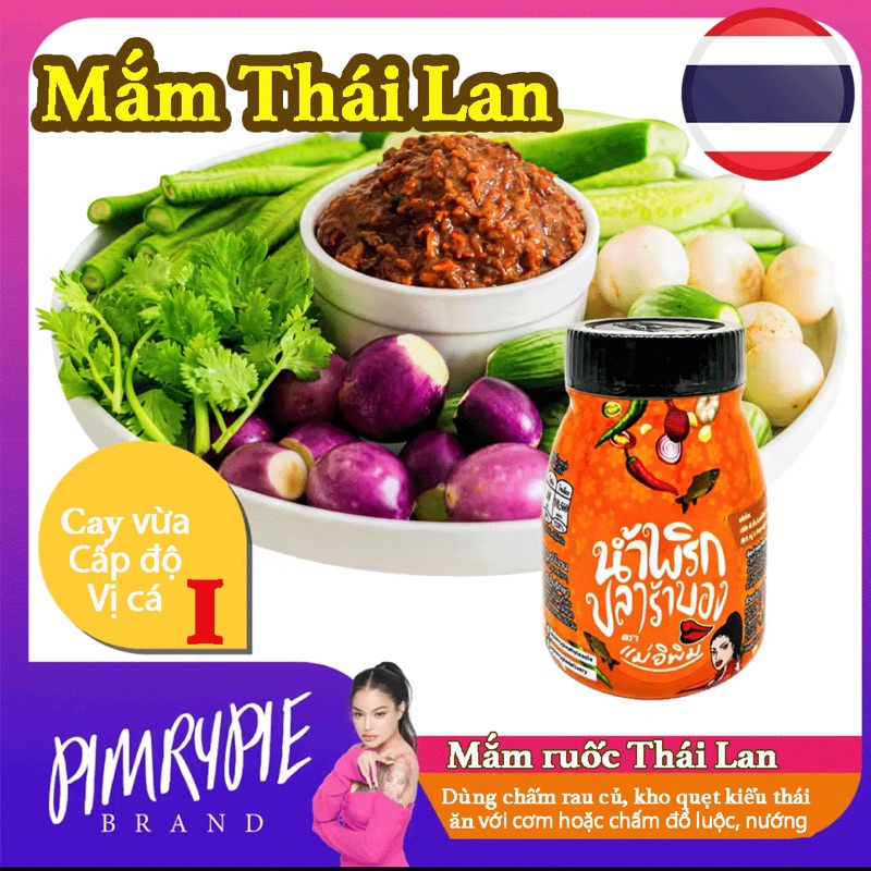 -𝐌𝐨𝐨𝐌𝐨𝐨- Mắm Thái Lan. Mắm ruốc Thái Lan, chấm kho quẹt, rau củ luộc, Hải sản nướng và luộc hoặc ăn với cơm