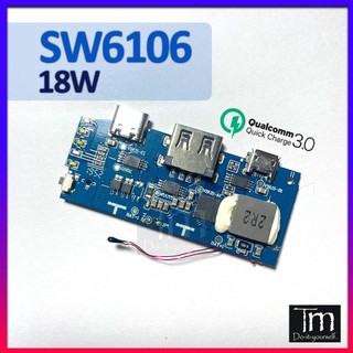 Mạch sạc dự phòng sạc nhanh qc3.0 pd3.0 sw6106 18w mới