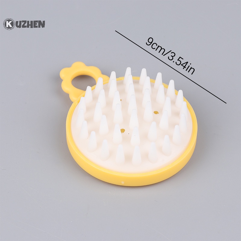 Kuzhen Lược Gội Đầu Mát Xa Da Đầu Bằng Silicon