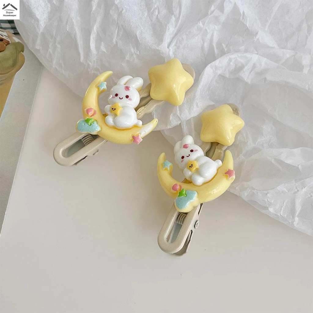 Dễ Thương Set 2 Kẹp Tóc Hình Thú Đáng Yêu