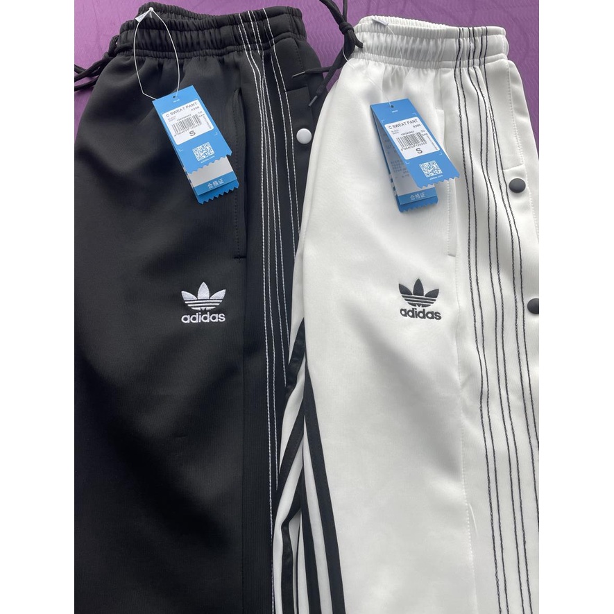 Quần Thể Thao adidas Ống Rộng Phối Nút Thời Trang Cho Nam Và Nữ