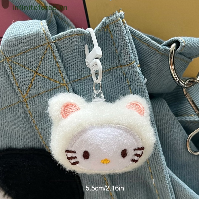 Móc Khóa Hình Mèo hello kitty Nhồi Bông Xinh Xắn