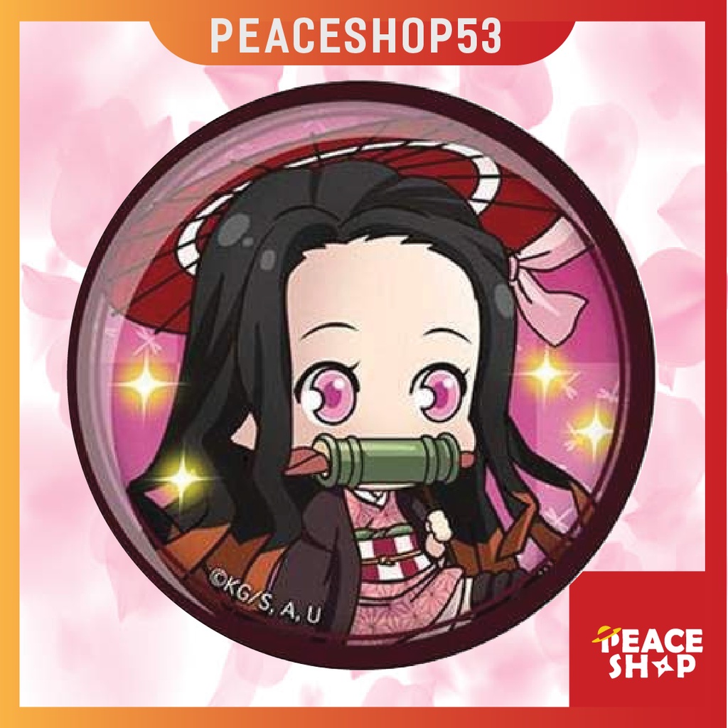 Huy hiệu Kimetsu No Yaiba Lấp Lánh Huy Hiệu Anime Kimetsu No Yaiba Demon Slayer Phụ Kiện Anime Manga Ver 2 HH08