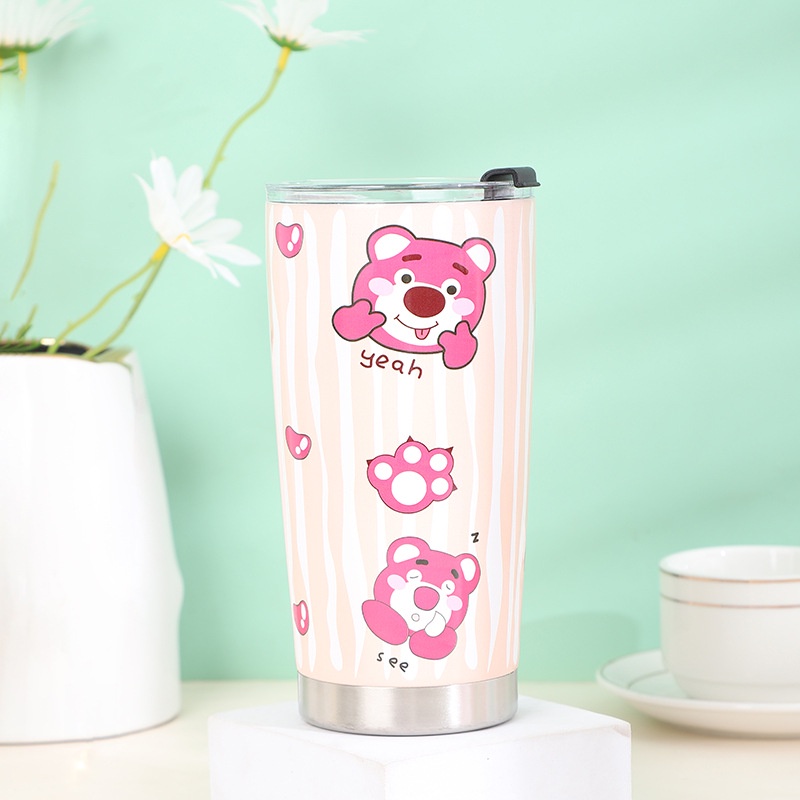 Bình Nước Giữ Nhiệt Bằng Thép Không Gỉ 304 Hai Lớp Dung Tích 20oz