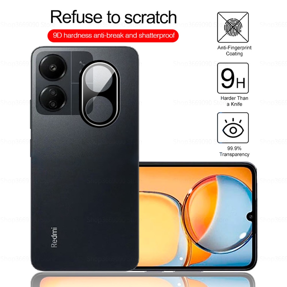 1~3 Kính Cường Lực Cong 3d Bảo Vệ Ống Kính Máy Ảnh Sau Cho xiaomi redmi 13c 13 c c13 redmi13c redmi 13c 6.74 Inch