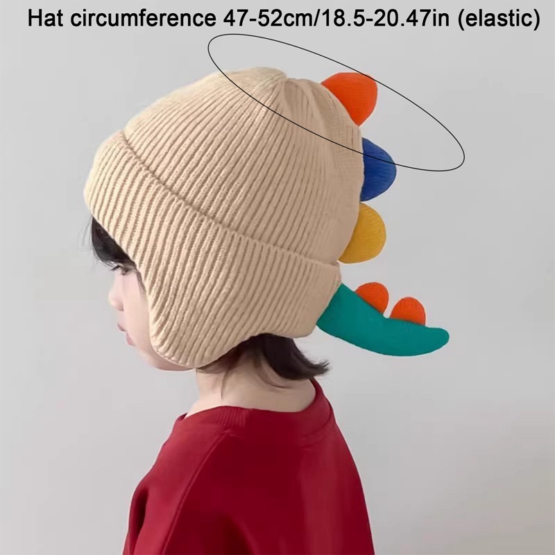 Sf Nón Giữ Ấm Tai Hình Khủng Long Hoạt Hình Đáng Yêu Cho Trẻ Em