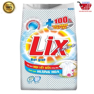 Bột giặt Lix 5,5kg Extra Hương Hoa/ Hương Nước Hoa/ Hương Chanh