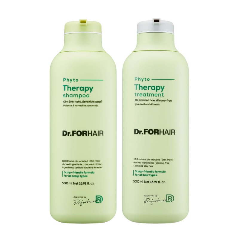 Dr.FORHAIR Phyto Therapy Scalp Shampoo & Conditioner 500ml