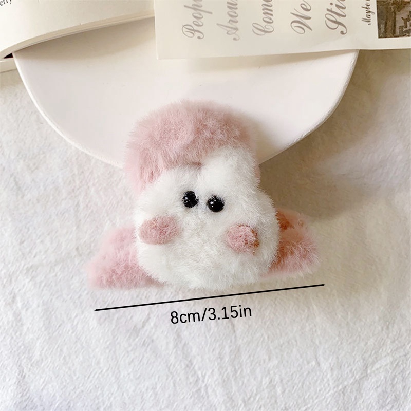Dễ Thương Kẹp Tóc Hình Thỏ / Gấu Trúc / Cá Mập Nhồi Bông Đáng