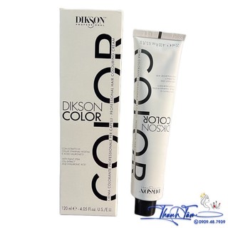 Kem nhuộm tóc siêu phủ bạc dikson extra premium hair colouring cream 120ml