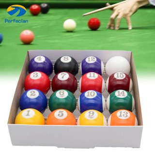 Perfeclan 16 Bóng Bể Bơi 1.26 '' Bộ Bóng Bi-a Cho Phòng Trò Chơi Trò Chơi Thể Thao