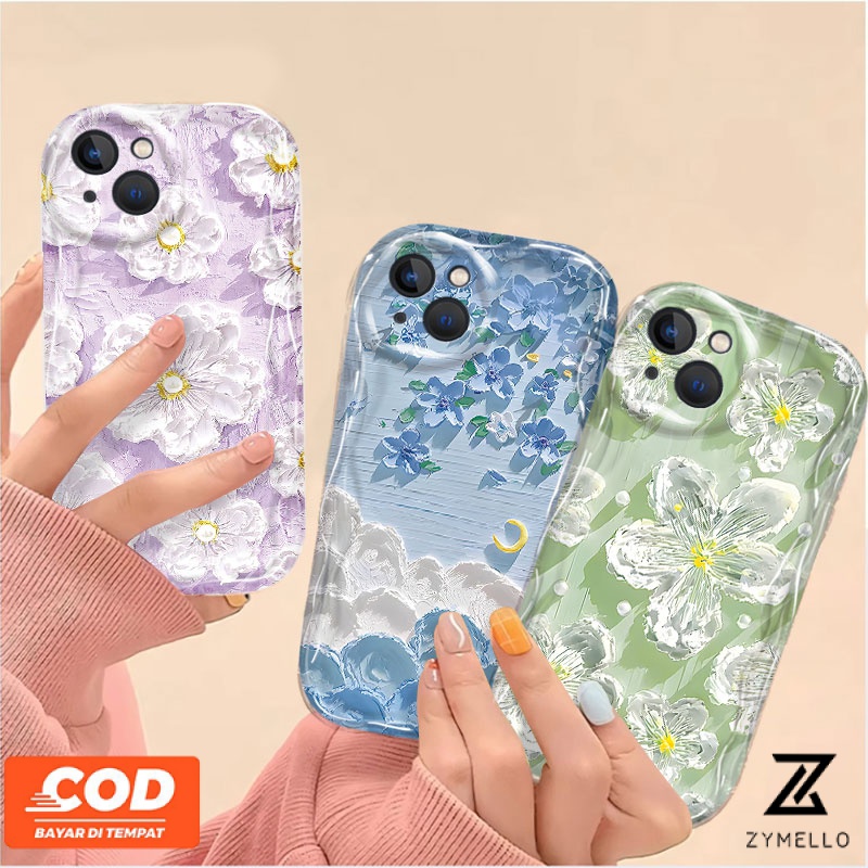 Oppo Reno12 F 5G Reno 12 5G Reno11 F 5GReno 11 5G Reno11 Pro Reno 10 5G Reno 10 Pro Reno 8T Reno 8Z Reno 7Z Reno8 Reno5 Reno7 Reno6 Tranh Sơn Dầu INS Hoa Chống Sốc Điện Thoại TPU Ca