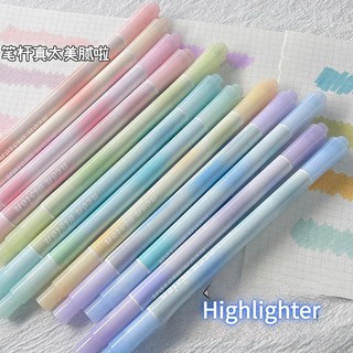 Bút đánh dấu hai đầu bút đánh dấu văn phòng phẩm bút huỳnh quang