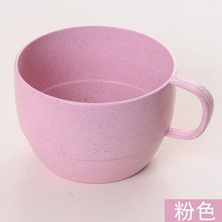 Cốc uống cafe có quai bằng rơm lúa mạch 300ml