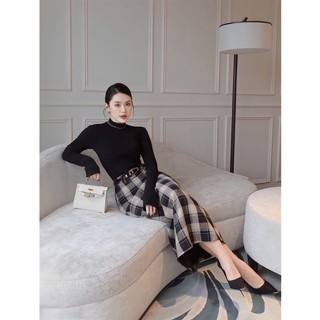  Chân váy sọc caro dài COCOBEBE 