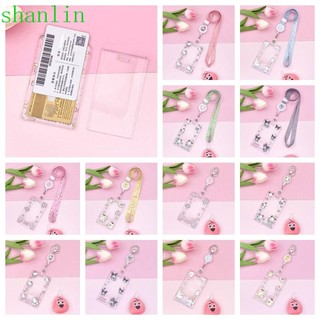 Hộp Đựng Thẻ Bằng Acrylic Trong Suốt Hình Mèo Pochacco Kitty Melody Cinnamoroll SHANLIN Kuromi