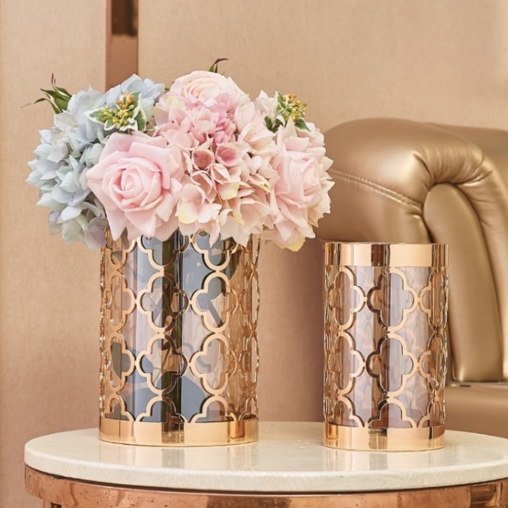 Bình Hoa HEFFALUMP Four-Leaf Trang Trí Decor 21cm 0.95 kg Modern Home decor tinh tế Worldmart