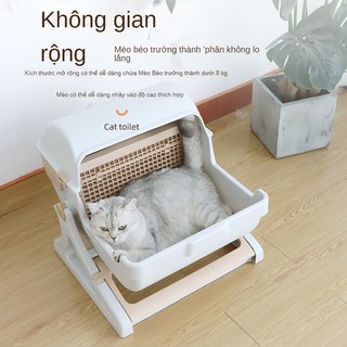 Le Youpai Hộp Đi Vệ Sinh Bán Tự Động Bán Tự Động Cho Mèo Cưng