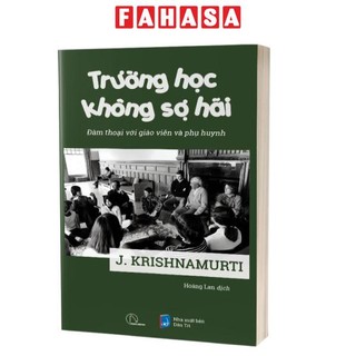Sách trường học không sợ hãi - đàm thoại với giáo viên và phụ huynh