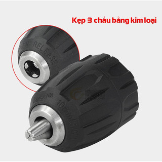 Đầu măng ranh kẹp mũi khoan 0.8-10mm 3/8 -24unf thay thế máy khoan pin