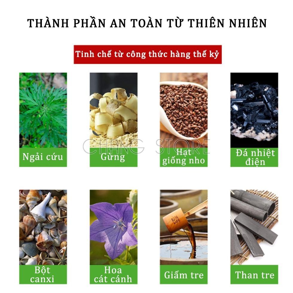 Hộp 50 Miếng Dán Gan Ngải Cứu Thải độc Bàn Chân - T5.