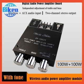 Bảng mạch khuếch đại âm thanh bluetooth zk-1002t hifi 2.0 kênh 100wx2