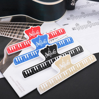 Kẹp giữ bản nhạc / thẻ đánh dấu trang sách / bàn phím đàn piano dễ thương guouqna