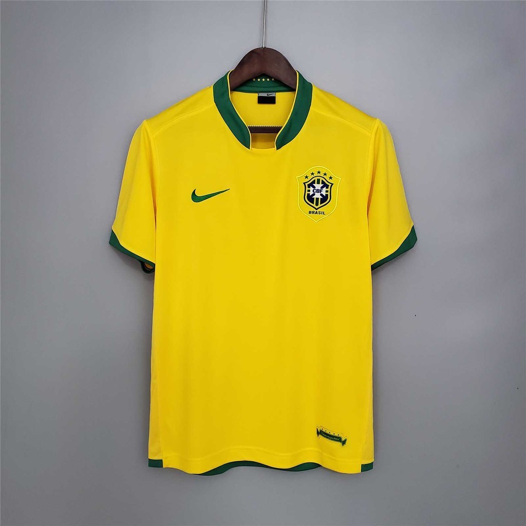 Áo BRA Thể Thao Bóng Đá Đội Tuyển Brazil 2006 Phong Cách Retro