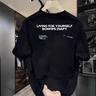 Áo thun ngắn tay cotton mới cho nam, phong cách Hàn Quốc mùa hè, áo nửa tay đơn giản, áo thun tay năm phần tư phong cách Hồng Kông