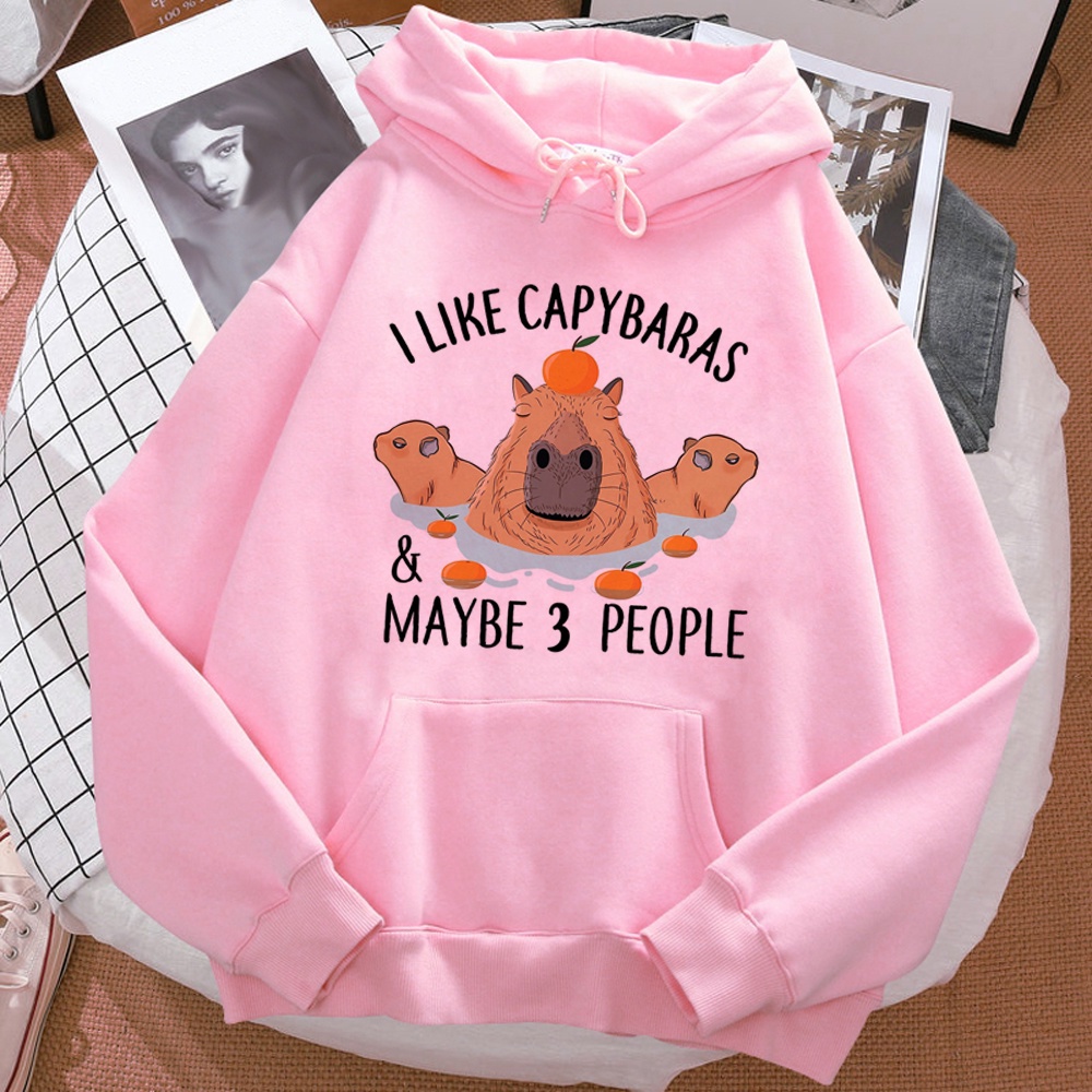 Áo Hoodie Nữ capybara y2k 2023 Phong Cách vintage Hàn Quốc