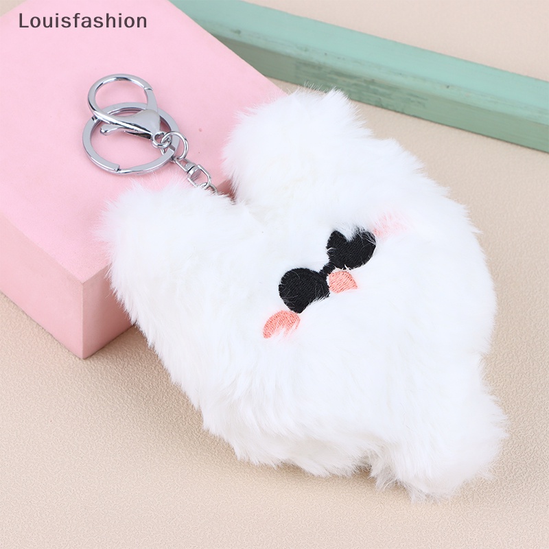 Louisfashion Móc Chìa Khóa Hình Mèo Nhồi Bông Thêu Họa Tiết Hoạt Hình jujutsu Dễ Thương Dùng Làm Quà Tặng Cho Bé yth