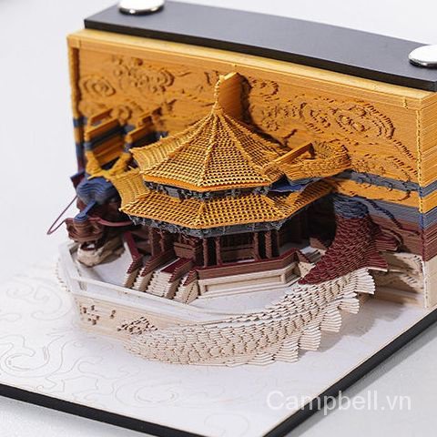 Huatang Giấy Ghi Chú Họa Tiết 3d Ba Chiều Sáng Tạo Tùy Chỉnh