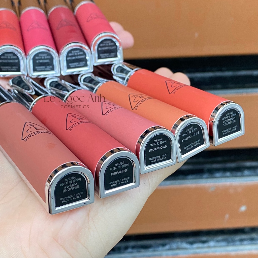 Son kem lì 3CE Hazy Lip Clay