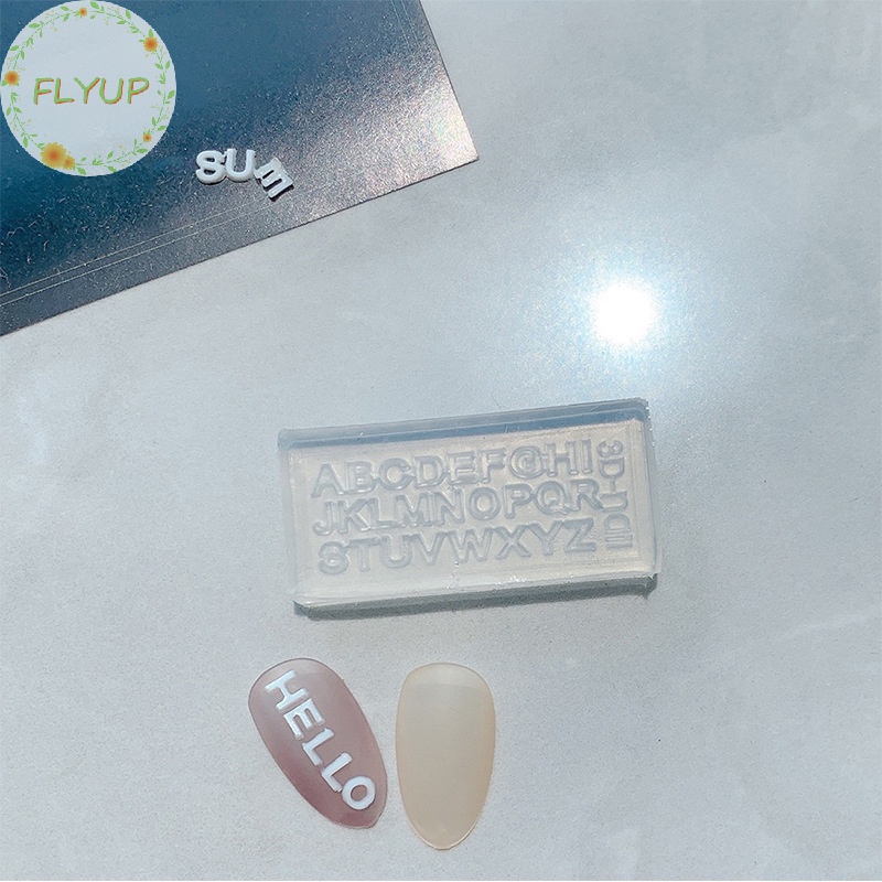 1 Khuôn Silicon In Chữ 3d Trang Trí Móng Tay diy vn