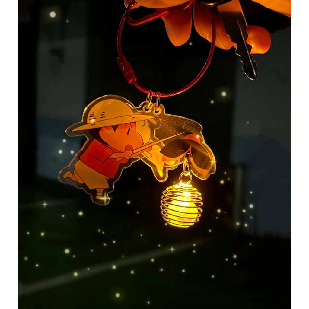 Hoạt Hình Móc Khóa Hình Cậu Bé Bút Chì shin-chan Phát Sáng Độc Đáo