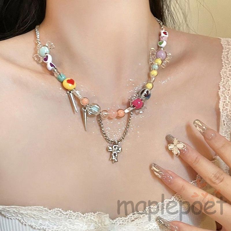 Vòng cổ choker Mặt Hình Ngôi Sao / Nơ / Trái Tim Nhiều Màu Sắc Thời Trang Cho Nữ