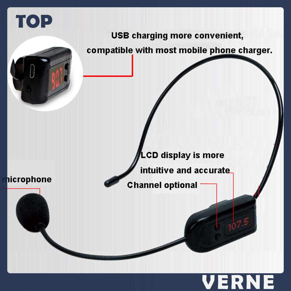 Tai Nghe Kèm mic radio fm Không Dây