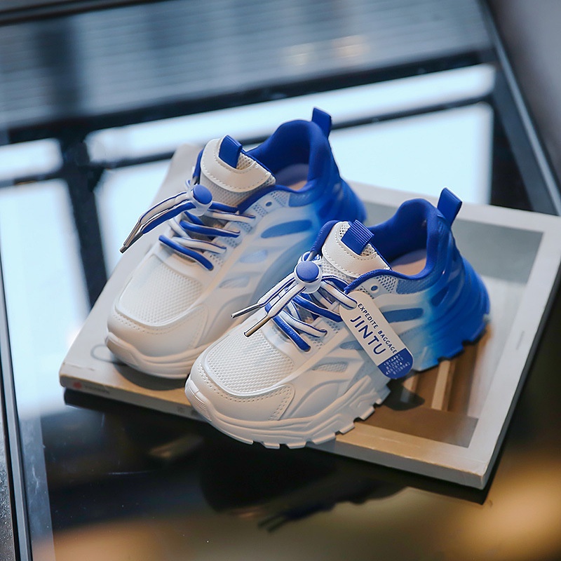 Giày Thể Thao Đế Mềm Phối Lưới Thoáng Khí Thời Trang Mùa Hè 2023 Cho Bé