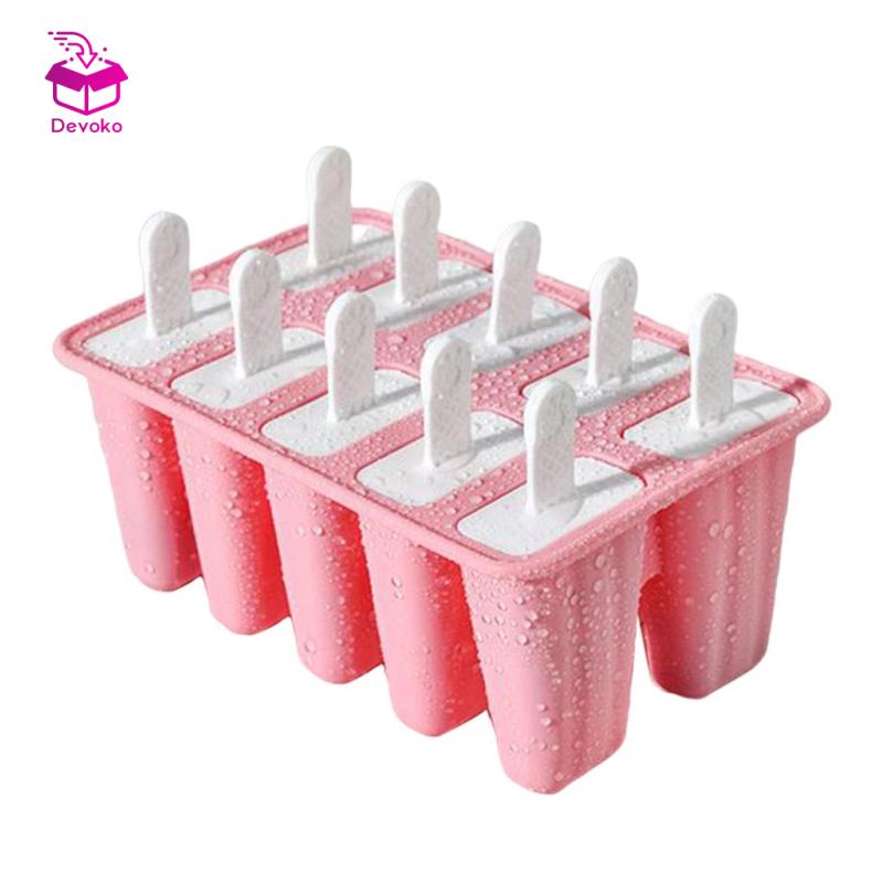 Khuôn Làm Kem Que Bằng silicone diy Có Thể Tái Sử Dụng Cho Trẻ Em