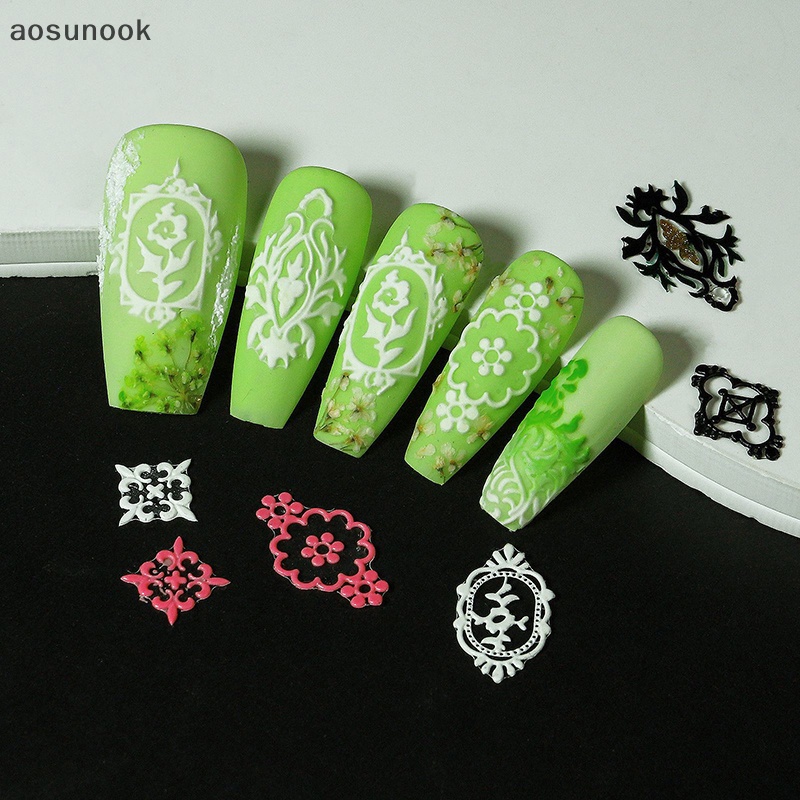 Aosunook 1 Khuôn silicone Tạo Hình Trang Trí Móng Tay 3d diy