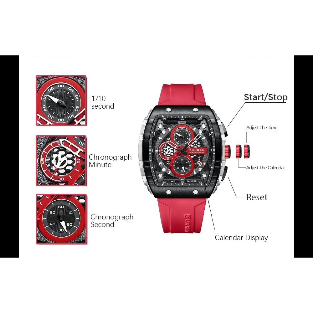 Đồng Hồ Nam Đa Năng Chống Thấm Nước Kiểu Dáng Thời Trang