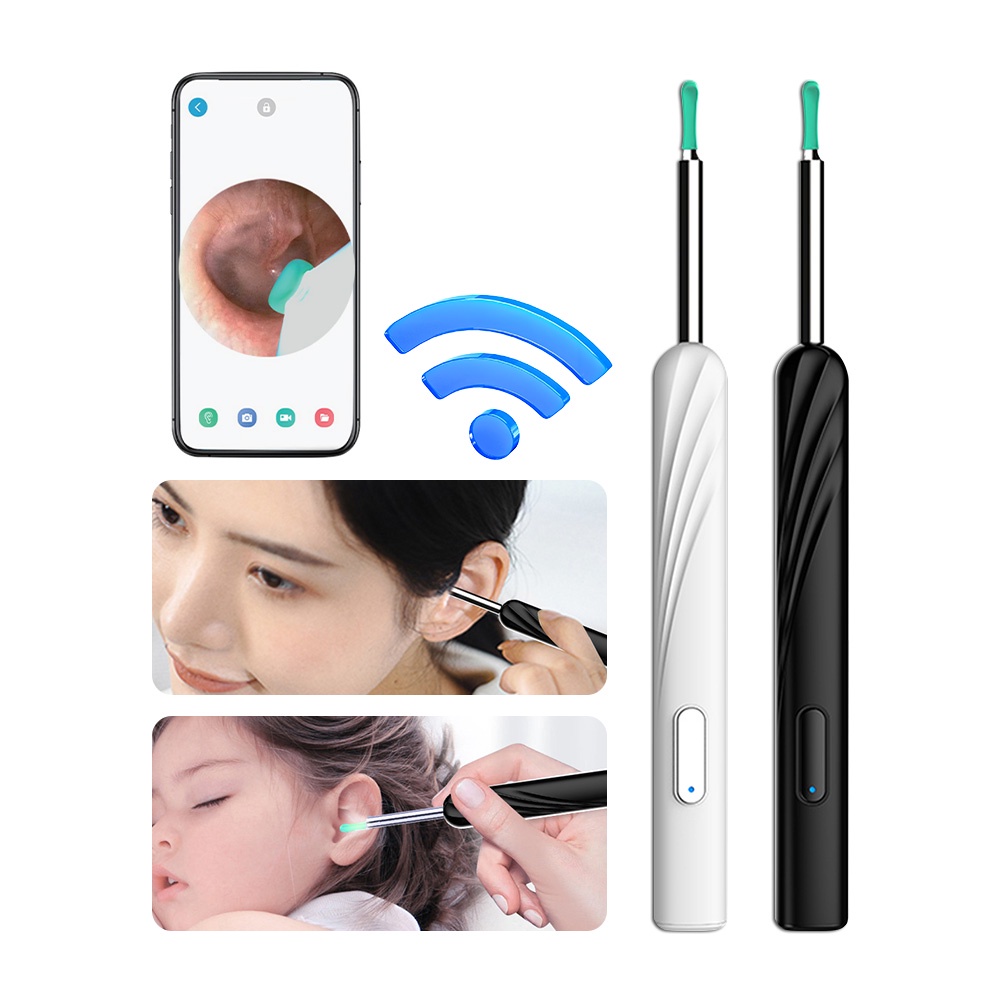 Dụng Cụ Lấy Ráy Tai Thông Minh hd 3.9mm Cho Người Lớn Và Trẻ Em