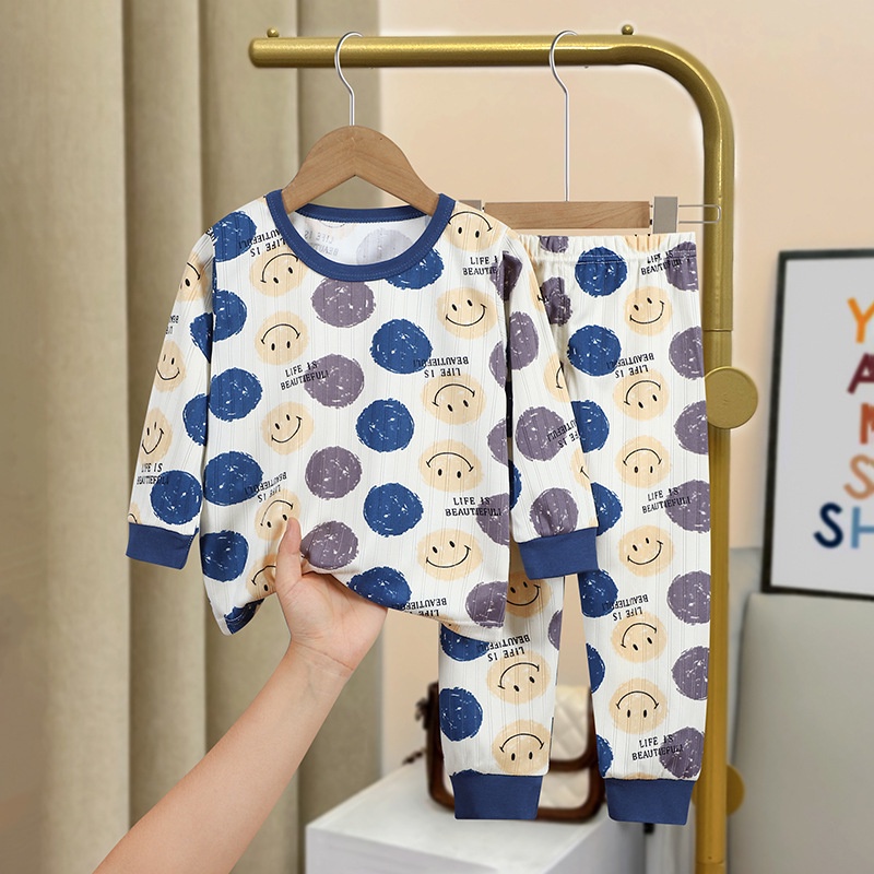 Set Đồ Ngủ Dài Tay Phong Cách Mới Cho Bé