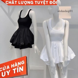 Set bộ áo 3 lỗ bí phối quần short cá tính alohashop91
